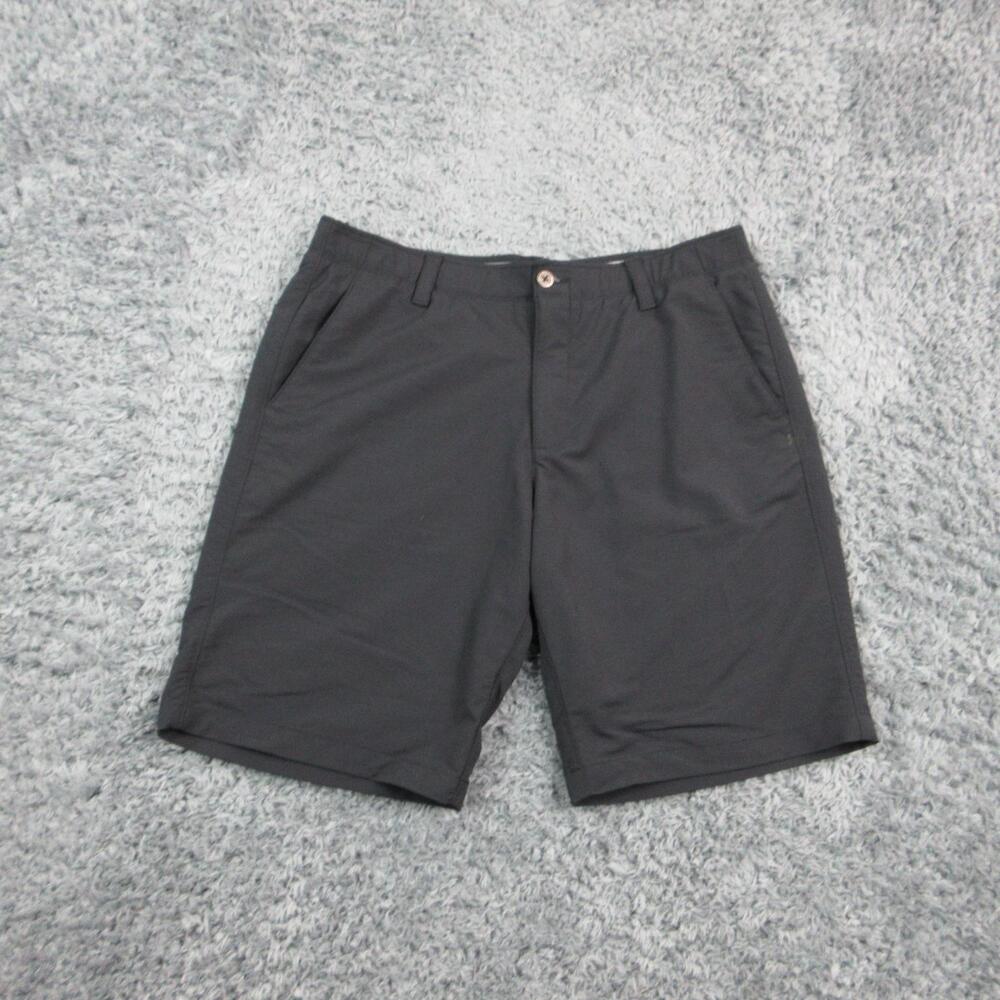 Under Armour Shorts Mens 38 Black Golf HeatGear Stretch Performance 36x10.5*